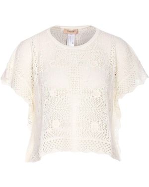 Twinset Perforated Shirt - White