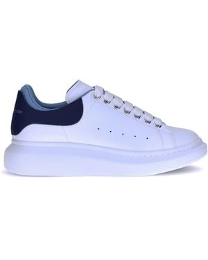 McQueen Leather Trainers - White