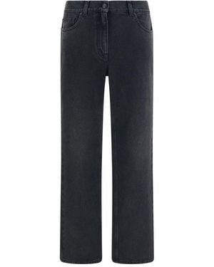 The Row Cotton Straight-Leg Jeans Clothing - Blue