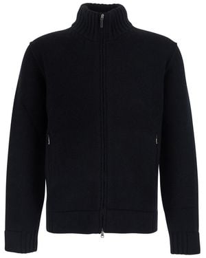 Kangra Zip Cardigan F.5 Merino Extra Tops - Blue