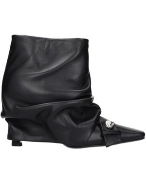 The Attico The Attic Juno Boots Skinned - Black