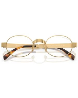 Miu Miu Miu B51S Metallo Occhiali Da Sole - Metallic