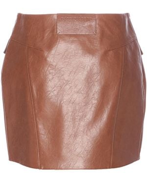 Patrizia Pepe Skirts Polyurethane - Brown