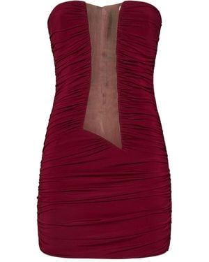 Nensi Dojaka Mini Dress - Red