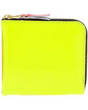 Comme des Garçons Super Fluo Wallet Calfskin Leather (Bos Taurus) Wallets, Card Holders - Yellow