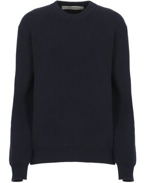 Golden Goose Dany Basic Lettering Jumper - Blue