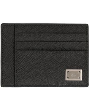 Dolce & Gabbana Card Holder Calfskin Calf Wallets & Cardholders - Black