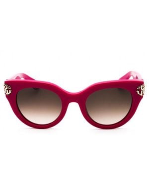Roberto Cavalli Roberto Cavalli Src065M Cat-Eye Frame Sunglasses - Pink