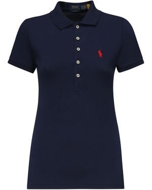 Polo Ralph Lauren Julie Polo Shirt With Logo - Blue