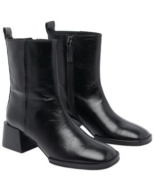 Poeve Boots Leather/Leather Sole - Black