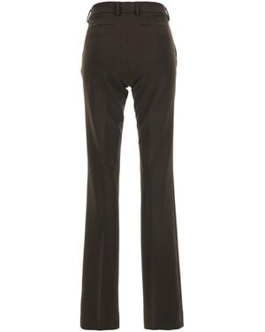 パンツ PT TORINO STRETCH FLUID TRICOTINE FLARE PANTS PT Torino Stretch Fluid Tricotine Flare Pants in Grey | Lyst UK