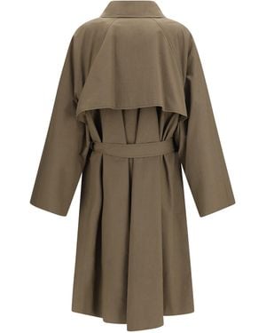 Calvin Klein Zeland Trench Cotton Coats - Natural