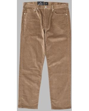 Paul Smith Cotton Denim Jeans Organic Trousers - Natural