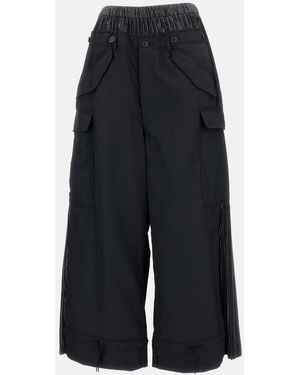 Junya Watanabe Cargo Baggy Trousers - White