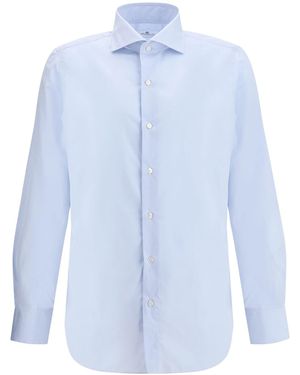Finamore 1925 Eduardo Shirt - Blue