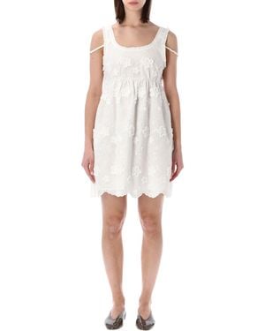 THE GARMENT Fleur Embroidered Dress - White