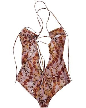 KNWLS Side Lacing Swinsuit - Pink
