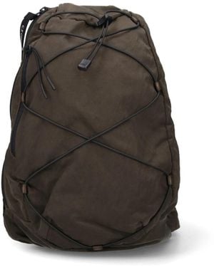 C.P. Company One-Shoulder Logo Backpack - Multicolor
