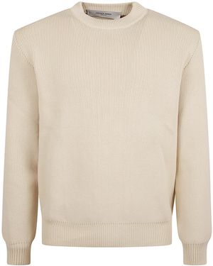 Golden Goose Back-Logo Crewneck - Natural