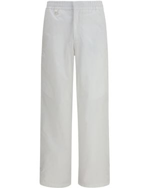 Laminar Straight Leg Pants Tech Cotton Twill Cotton; Nylon - White