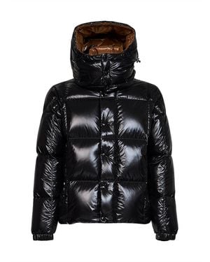 Moncler Parana Short Hooded Down Jacket - Black