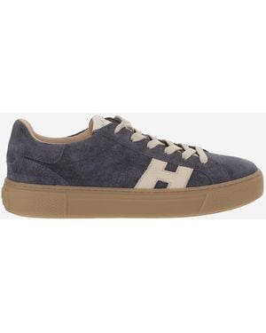 Hogan Sneakers H705 Suede Sneakers - Blue