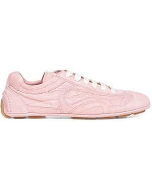 Prada Peach Montecarlo Re-Edition 2005 Sneakers Synthetic: Recycled Polyamide Sneakers - Pink