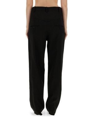 Isabel Marant Trousers With Hemp And Viscose Blend Main Material: Trousers - Black