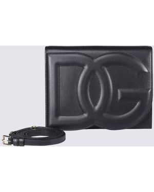 Dolce & Gabbana Leather Crossbody Bag - Black