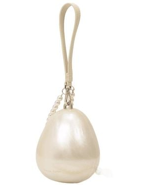 Simone Rocha Micro Egg Pouch - Metallic