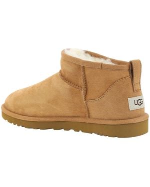 UGG Boots Classic Ultra Mini Suede Upper: Mutton - Brown