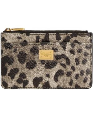 Dolce & Gabbana Wallets Leather - Grey