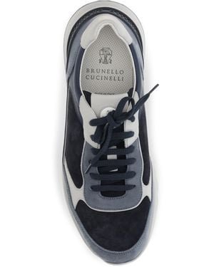 Brunello Cucinelli Leather Trainers Trainers - Grey