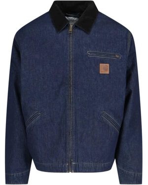 Carhartt Og Detroit Jacket - Blue