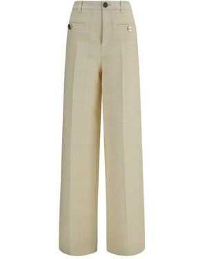Gucci Beige Cotton Dress Trousers - Natural