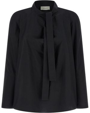 Lemaire 'Ascot' Blouse - Black