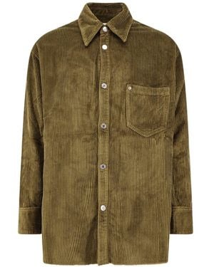 Ami Paris Corduroy Shirt - Green
