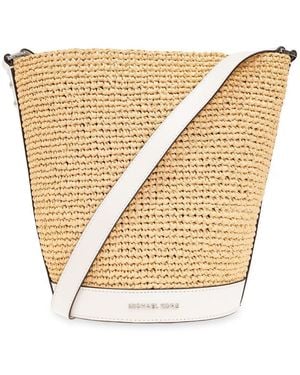 MICHAEL Michael Kors Small Open Top Townsend Bucket Bag - White