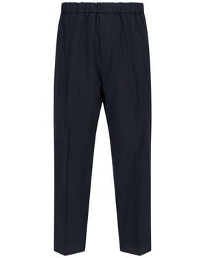 Jil Sander Tapered Trousers - Blue