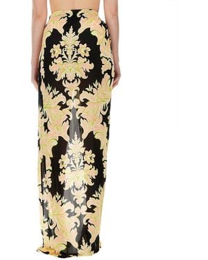 Etro Sarong Skirt Viscose - Metallic