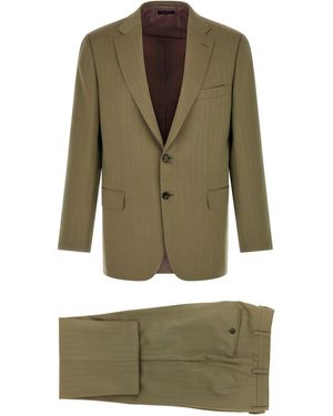 Brioni Brunico Pant Suit - Green