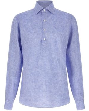 Borriello Linen Blouse - Blue