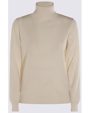 Malo Cashmere Knitwear - Natural