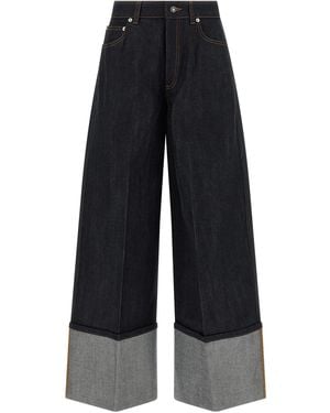 Givenchy Turn Up Jeans - Blue