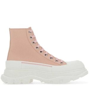 Hogan Canvas Tread Slick Trainers - Pink