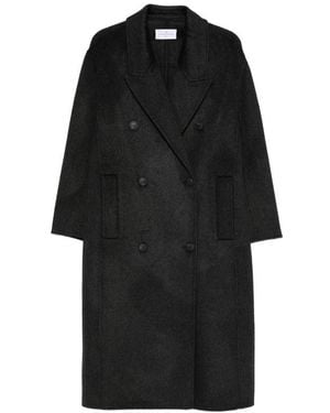 The Dynamis Studio Double-Breasted Coat - Black