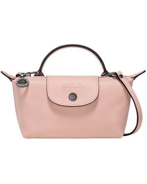 Longchamp Le Pliage Xtra Handbag With Embossed Logo - Pink
