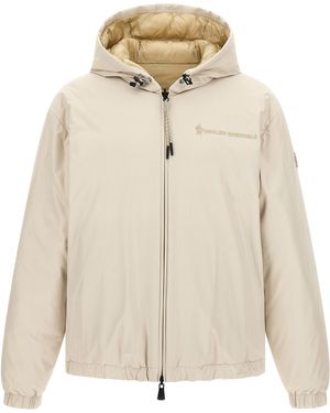 Moncler 'Berguns' Reversible Down Jacket - Natural