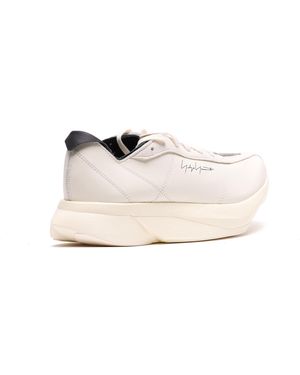 Y-3 Trainers Leqther And Suede - White