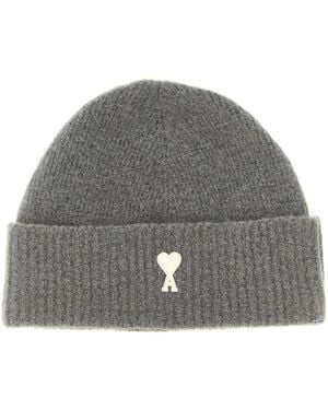 Ami Paris Beanie - Gray